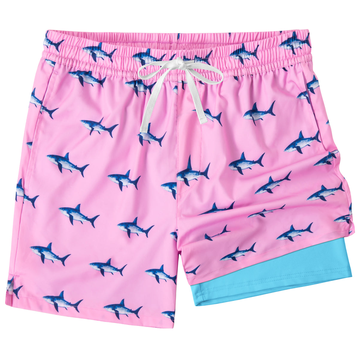 REDESS Mens Swim Trunks with Liner, Mens Athletic Running Workout Shorts 6" Inseam, Sizes S-2XL