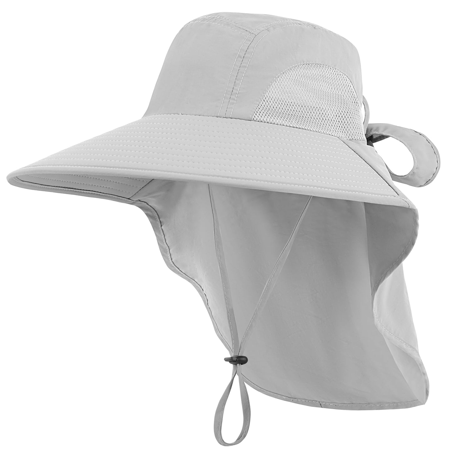 REDESS Outdoor Sun Hat for Women with 50+ UPF Protection Safari Cap Wide Brim Fishing Hat with Neck Flap,