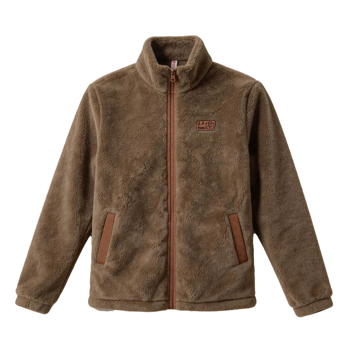 REDESS Fleece Jacket for Men Cozy Fleece Full Zip Stand Collar Warm Winter Casual Outwear Jacket with Pockets S-XXL