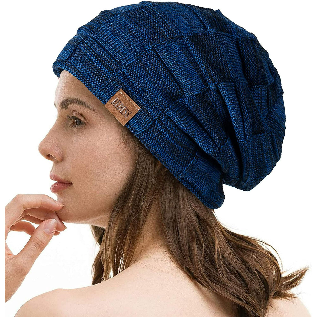 REDESS Beanie Hat for Men and Women Winter Warm Hats Knit Slouchy Thick Skull Cap