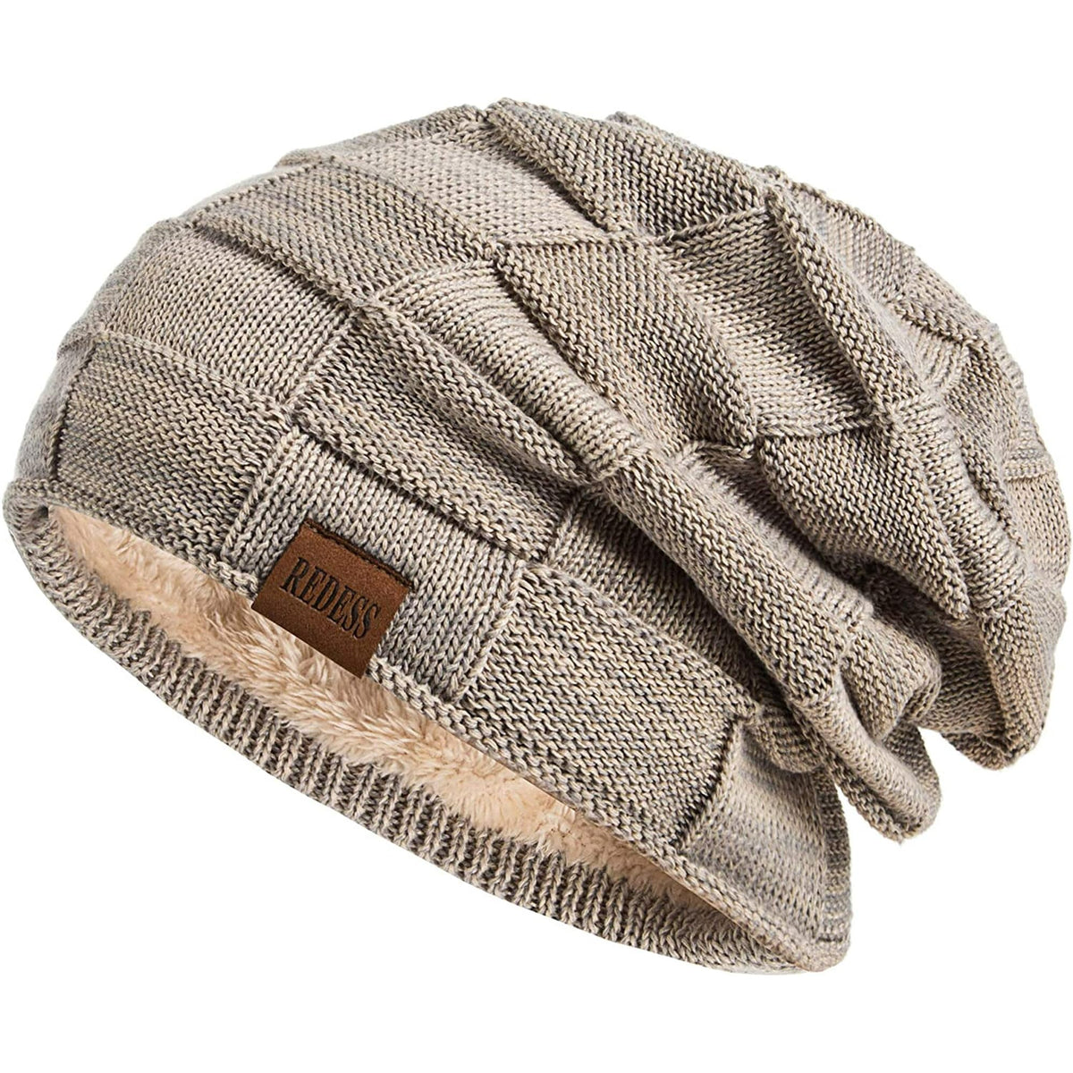 REDESS Beanie Hat for Men and Women Winter Warm Hats Knit Slouchy Thick Skull Cap