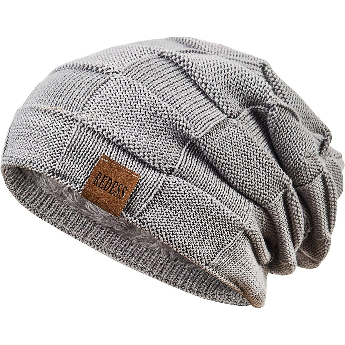 REDESS Beanie Hat for Men and Women Winter Warm Hats Knit Slouchy Thick Skull Cap