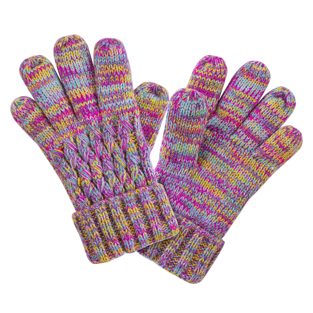 REDESS Unisex Kids Winter Beanie Hat, Gloves and Scarf Set, Acrylic, Multicolor, 3-9 Years