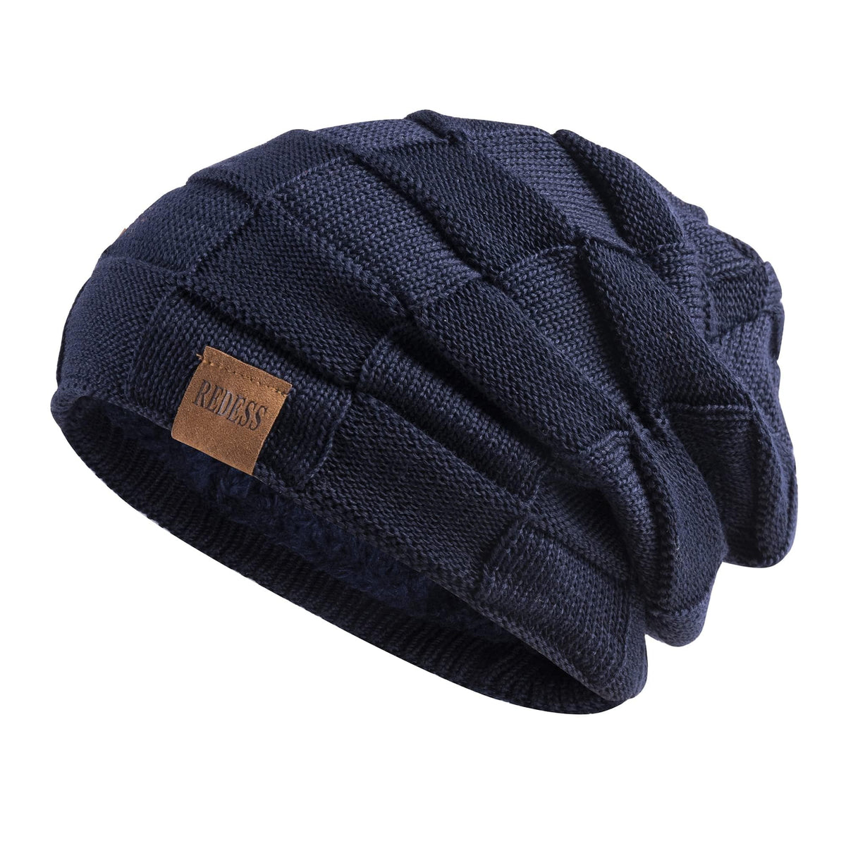 REDESS Beanie Hat for Men and Women Winter Warm Hats Knit Slouchy Thick Skull Cap