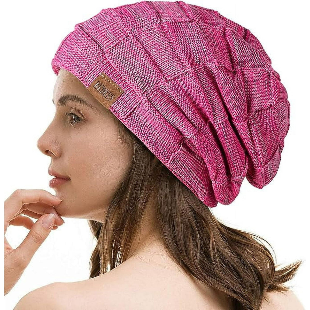 REDESS Beanie Hat for Men and Women Winter Warm Hats Knit Slouchy Thick Skull Cap