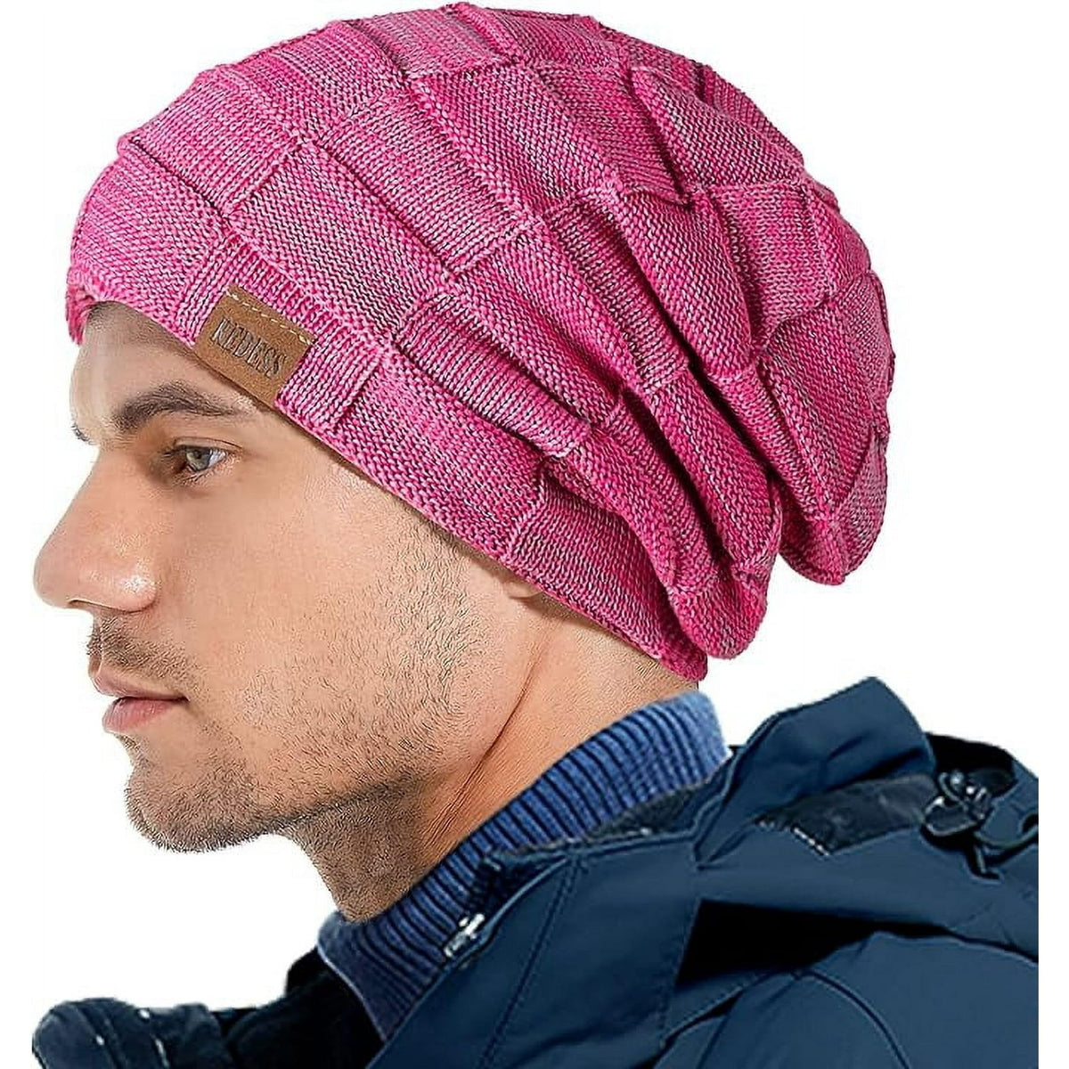 REDESS Beanie Hat for Men and Women Winter Warm Hats Knit Slouchy Thick Skull Cap