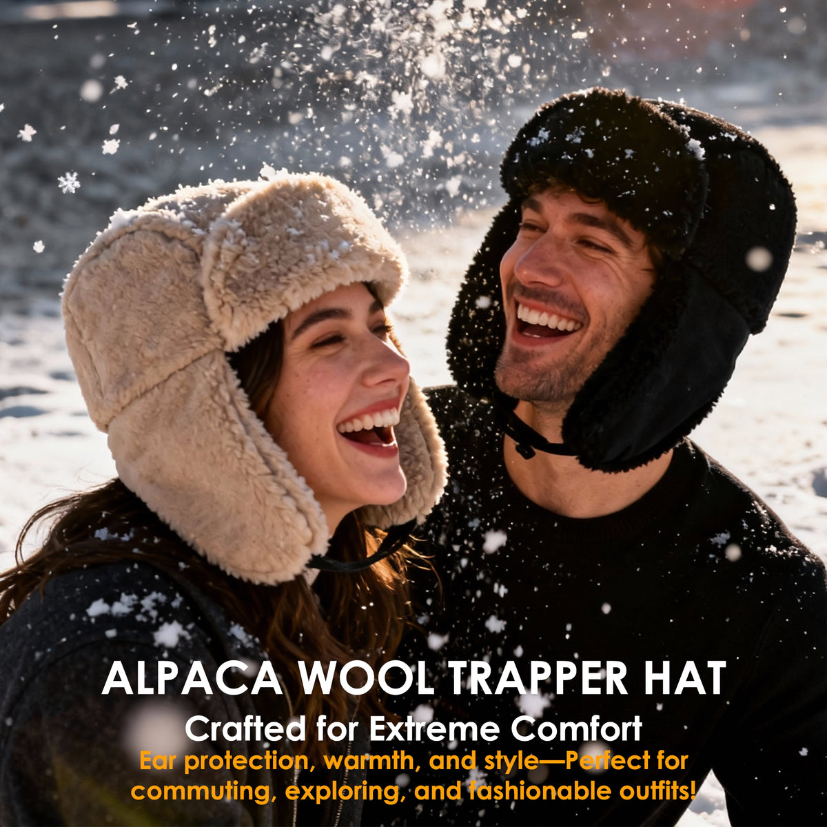 REDESS Women's Trapper Hat Winter Warm Fleece Windproof Cold Weather Thickened Hat Unisex