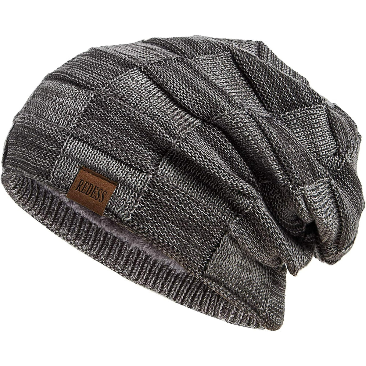 REDESS Beanie Hat for Men and Women Winter Warm Hats Knit Slouchy Thick Skull Cap