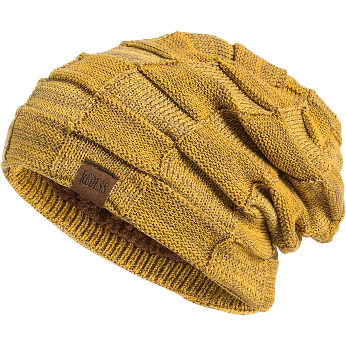 REDESS Beanie Hat for Men and Women Winter Warm Hats Knit Slouchy Thick Skull Cap