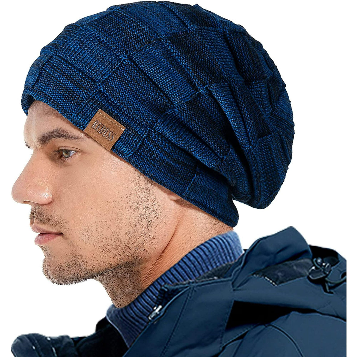 REDESS Beanie Hat for Men and Women Winter Warm Hats Knit Slouchy Thick Skull Cap