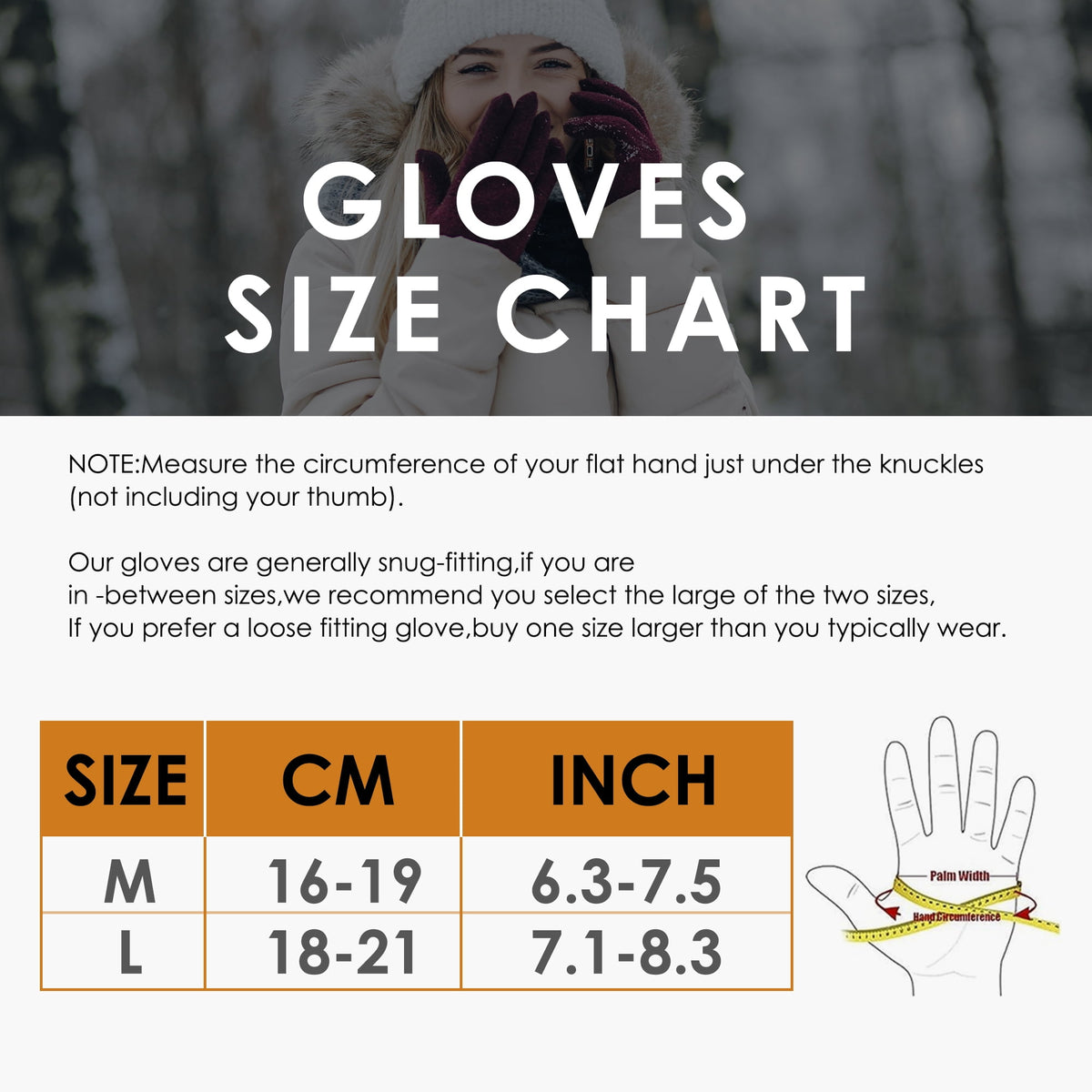 REDESS Women Winter Leather Mitten Gloves with Intelligent Touch Screen 2 Pairs.