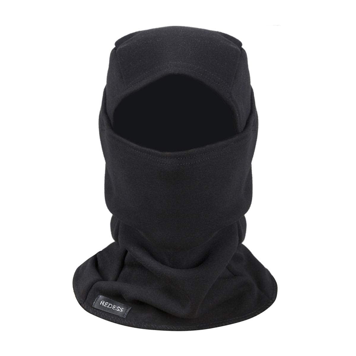 REDESS Balaclava Face Mask for Men/Women,Warm Fleece Windproof Ski Mask and Motorcycle,Warmer Winter Sports Cap Black