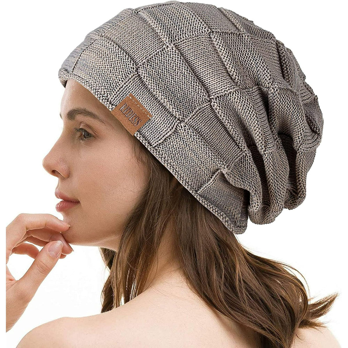 REDESS Beanie Hat for Men and Women Winter Warm Hats Knit Slouchy Thick Skull Cap