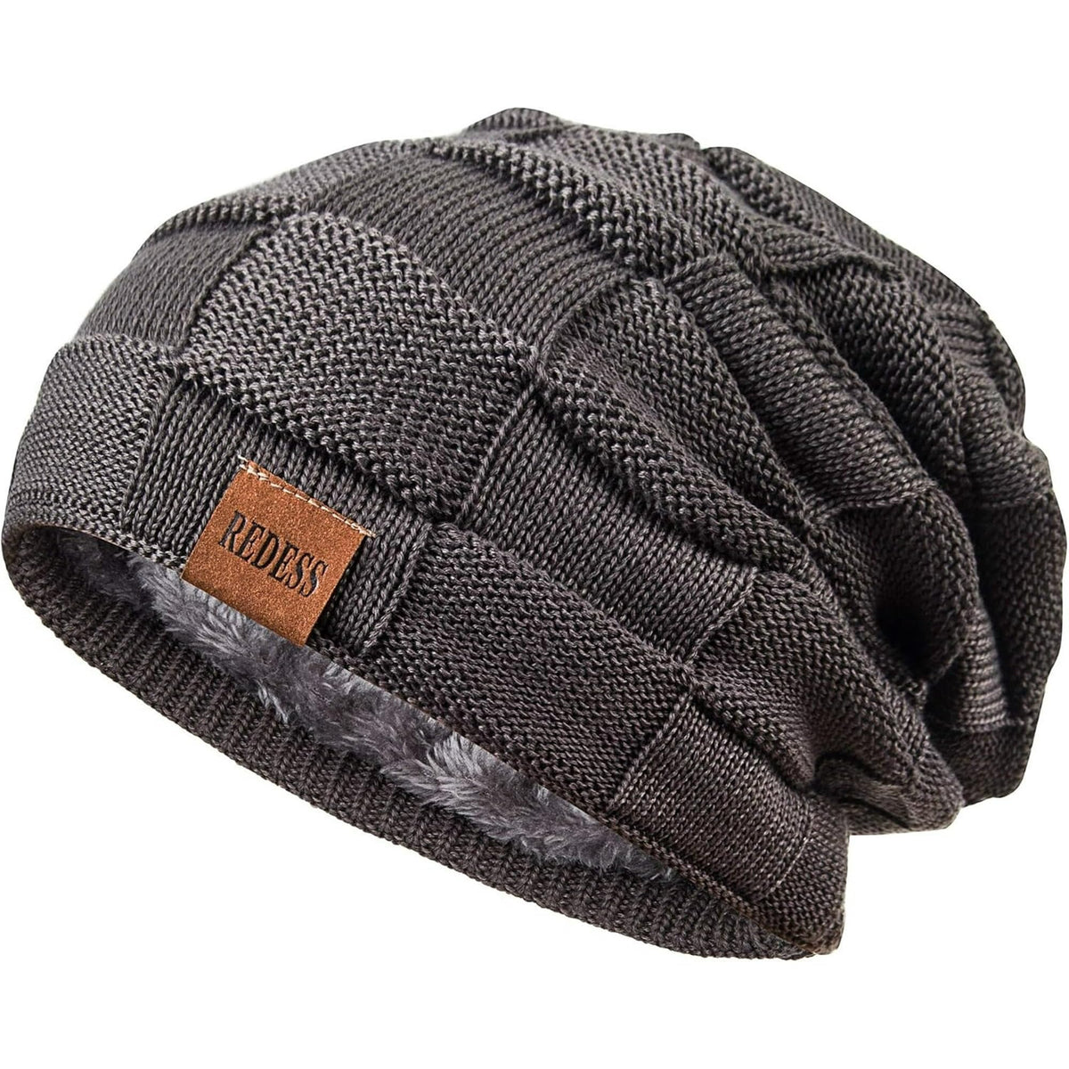 REDESS Beanie Hat for Men and Women Winter Warm Hats Knit Slouchy Thick Skull Cap