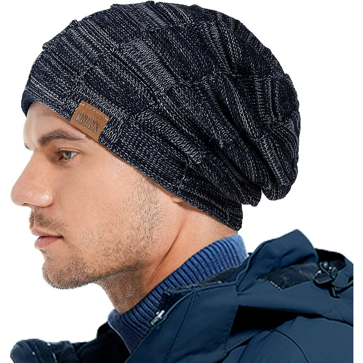 REDESS Beanie Hat for Men and Women Winter Warm Hats Knit Slouchy Thick Skull Cap
