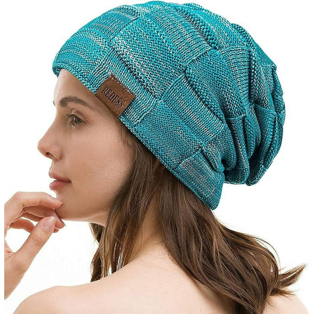 REDESS Beanie Hat for Men and Women Winter Warm Hats Knit Slouchy Thick Skull Cap