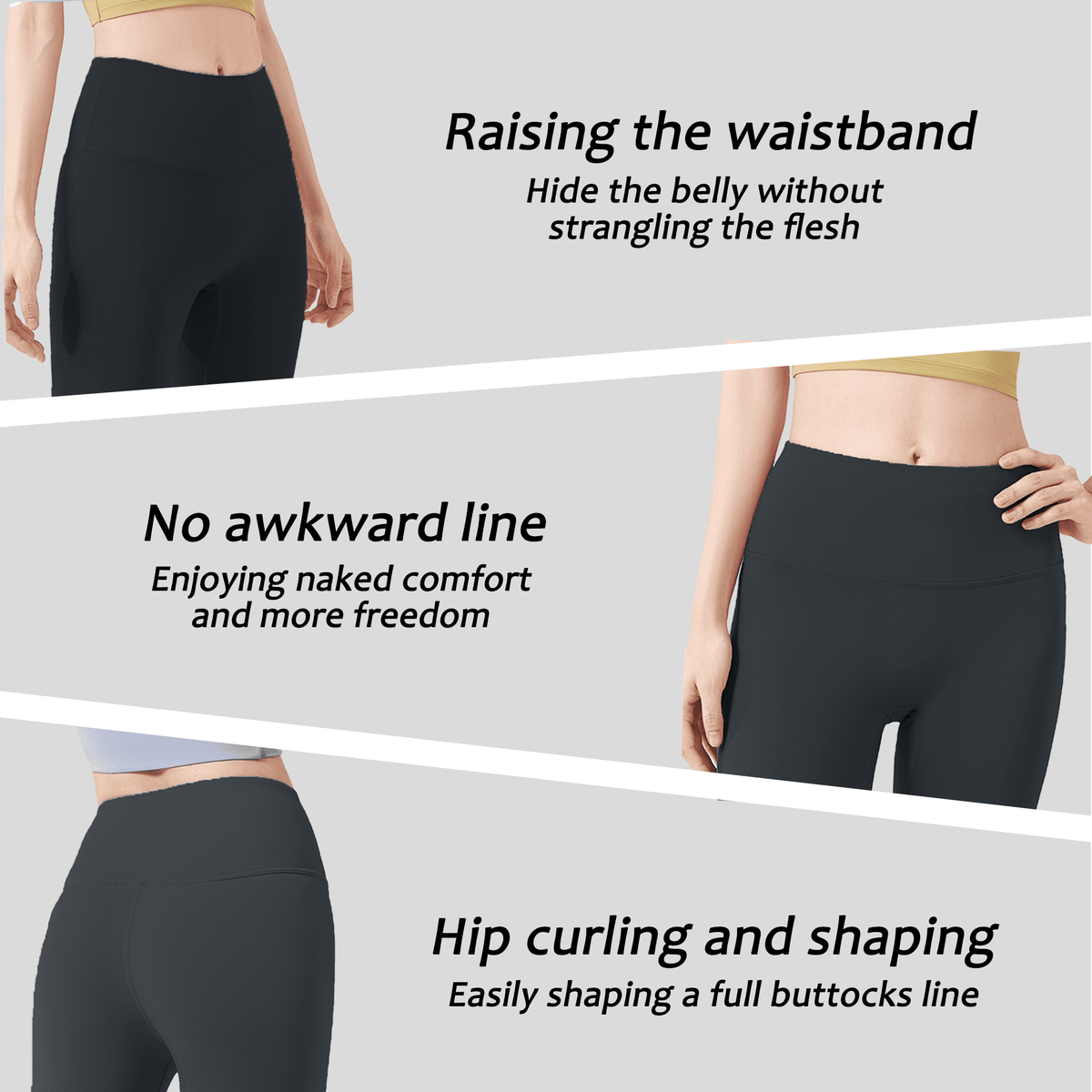 REDESS 2 Pack High Waist Ankle Yoga Leggings for Women Size XS -Black