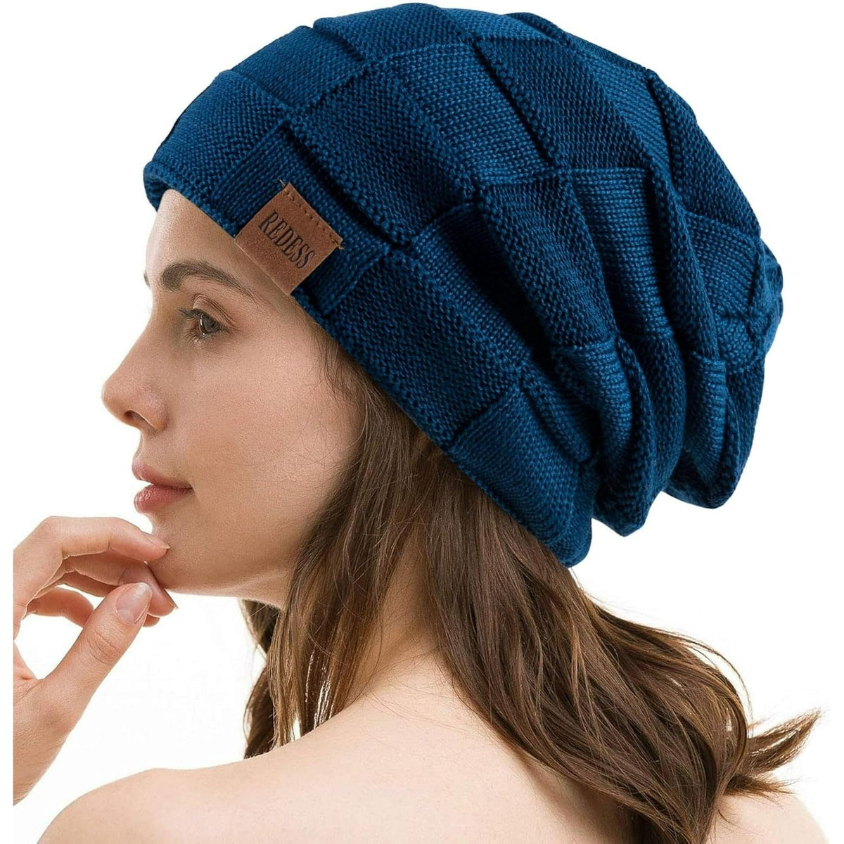 REDESS Beanie Hat for Men and Women Winter Warm Hats Knit Slouchy Thick Skull Cap