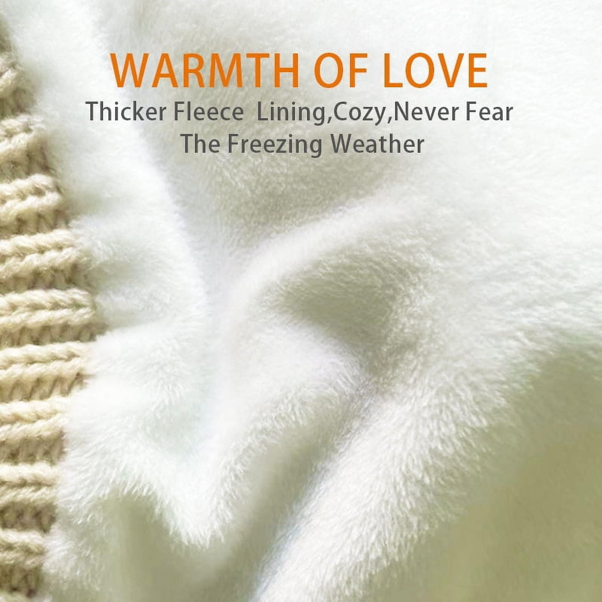 REDESS Women Winter Pompom Beanie Hat with Warm Fleece Lined, Thick Slouchy Knit Skull Ski Cap