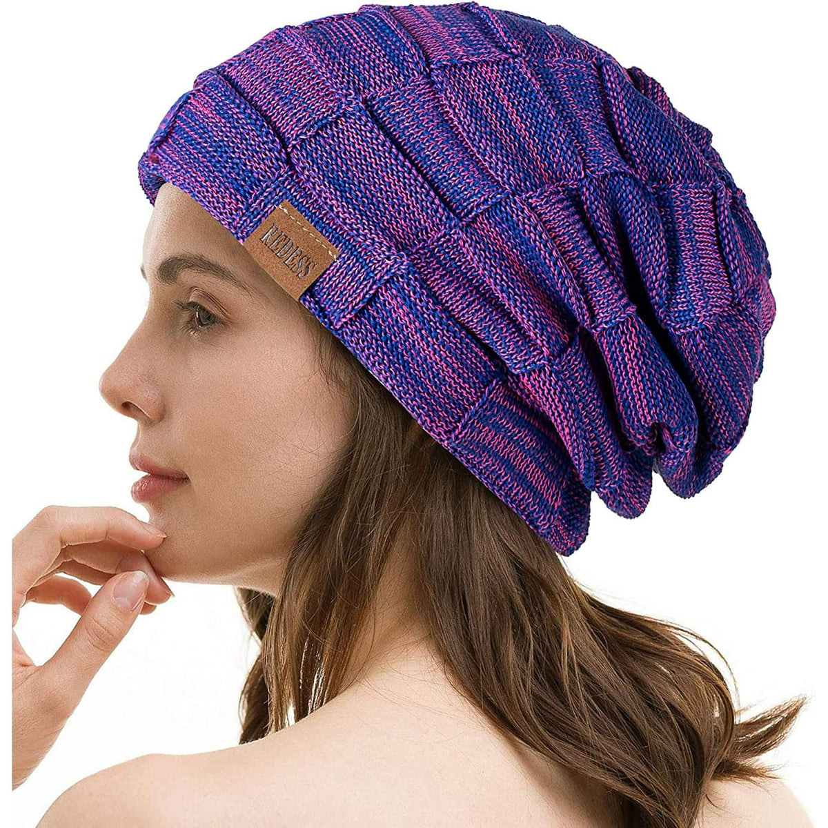 REDESS Beanie Hat for Men and Women Winter Warm Hats Knit Slouchy Thick Skull Cap