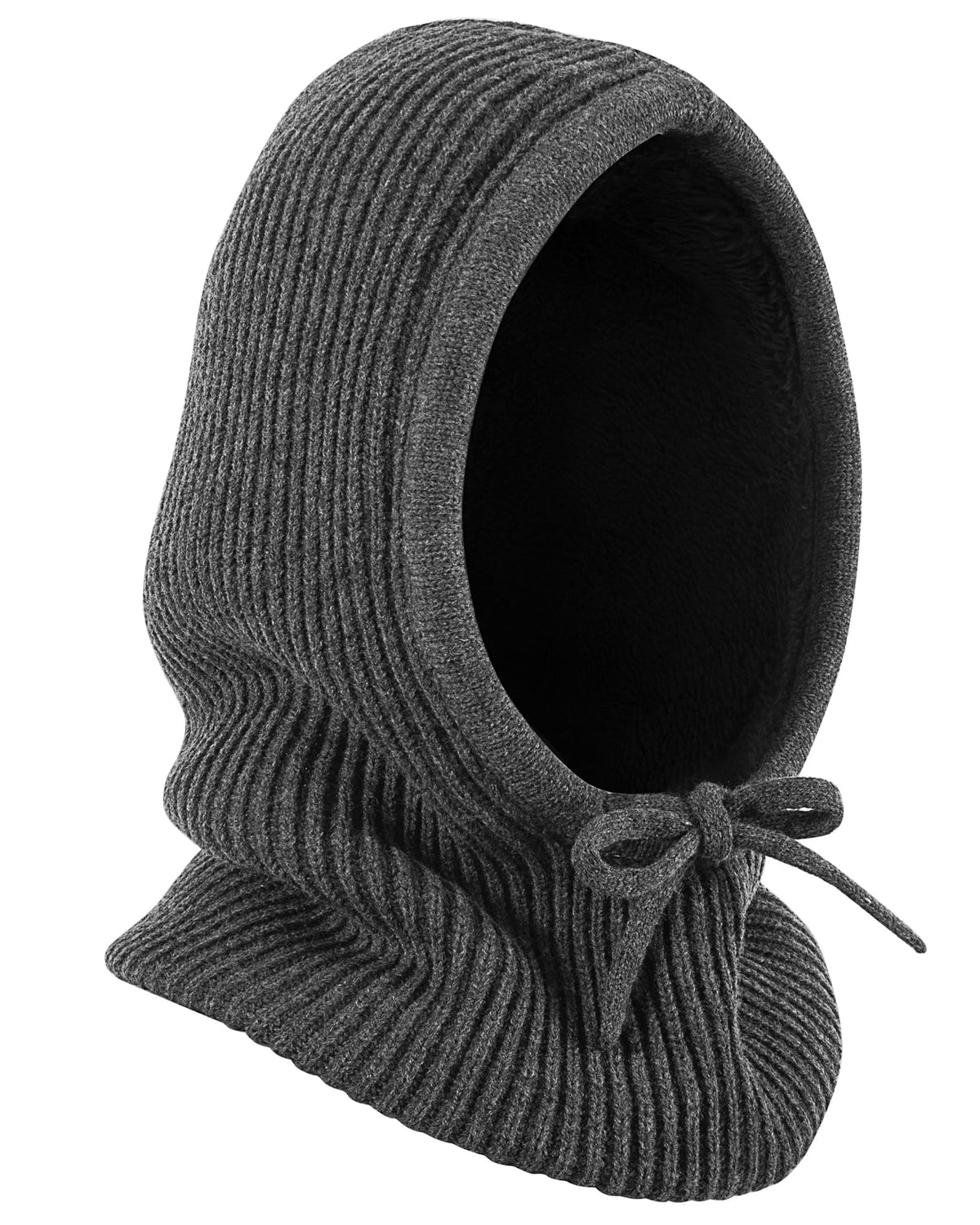 REDESS Winter Balaclava Face Ski Mask Knit Hood for Women and Men,Black