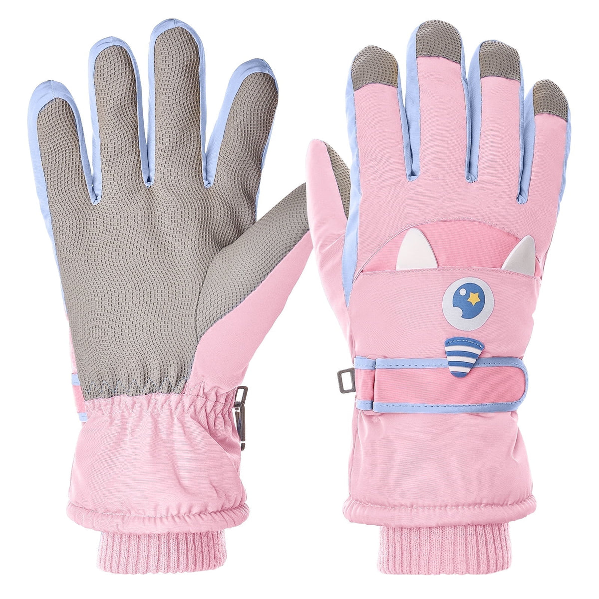 REDESS Kids Winter Waterproof Gloves for Ski Snow Snowboard for Toddler Boys and Girls