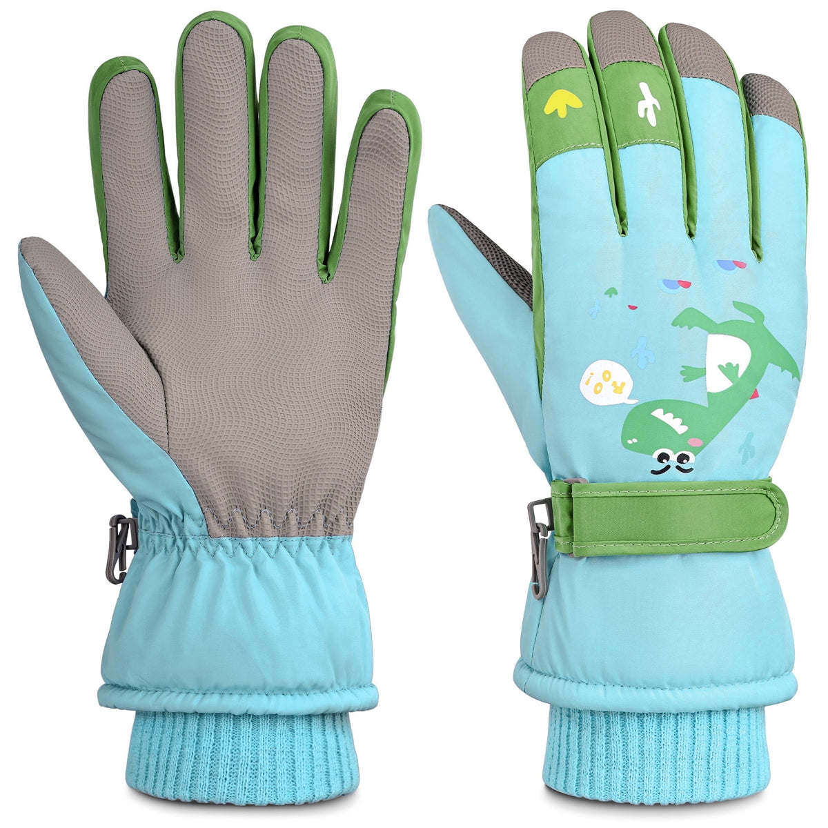 REDESS Kids Winter Gloves With Touch Screen Waterproof for Boy and Girl Sports,Skiing,Dark Blue