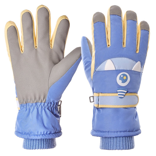 REDESS Kids Winter Waterproof Gloves for Ski Snow Snowboard for Toddler Boys and Girls