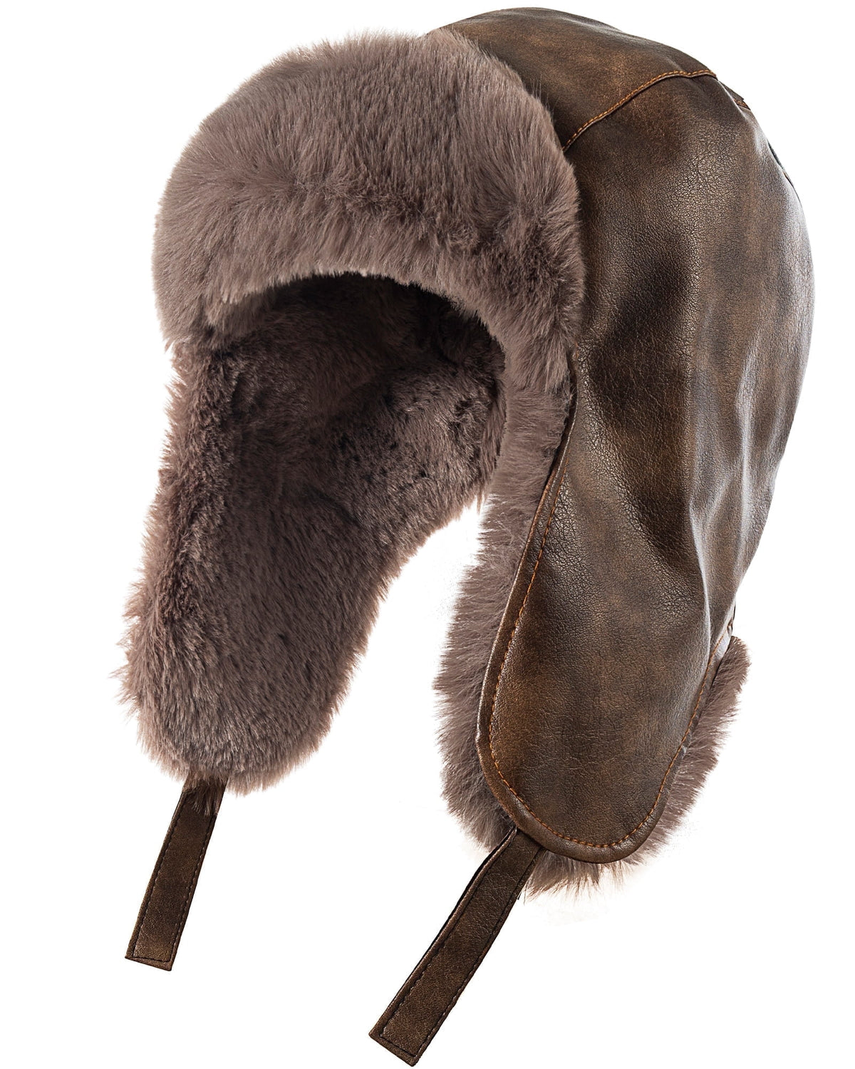 REDESS Men's Trapper Hat Winter Warm Waterproof Hat with Ear Flaps for Men and Women,Green
