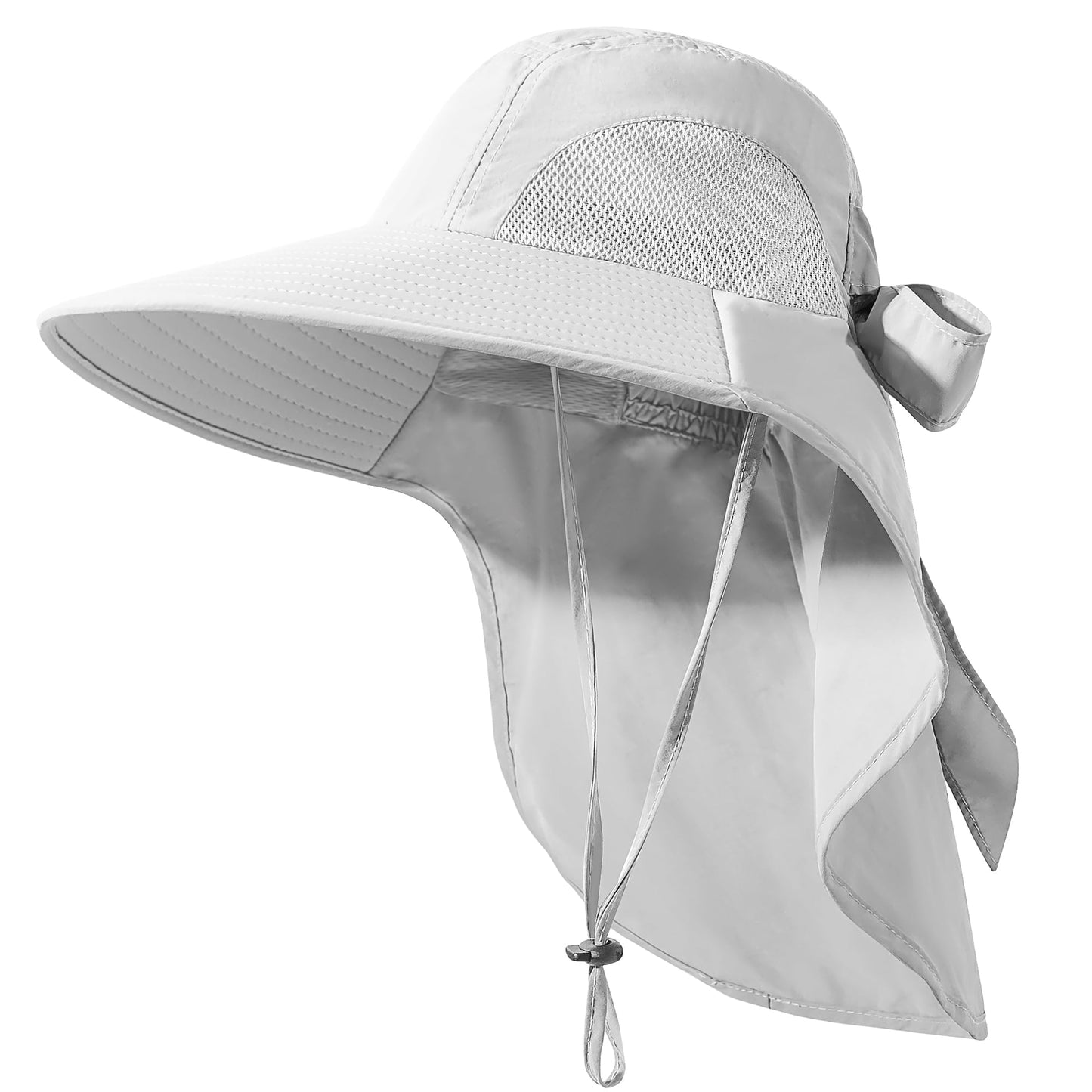 REDESS Outdoor Sun Hat for Women with 50+ UPF Protection Safari Cap Wide Brim Fishing Hat with Neck Flap,
