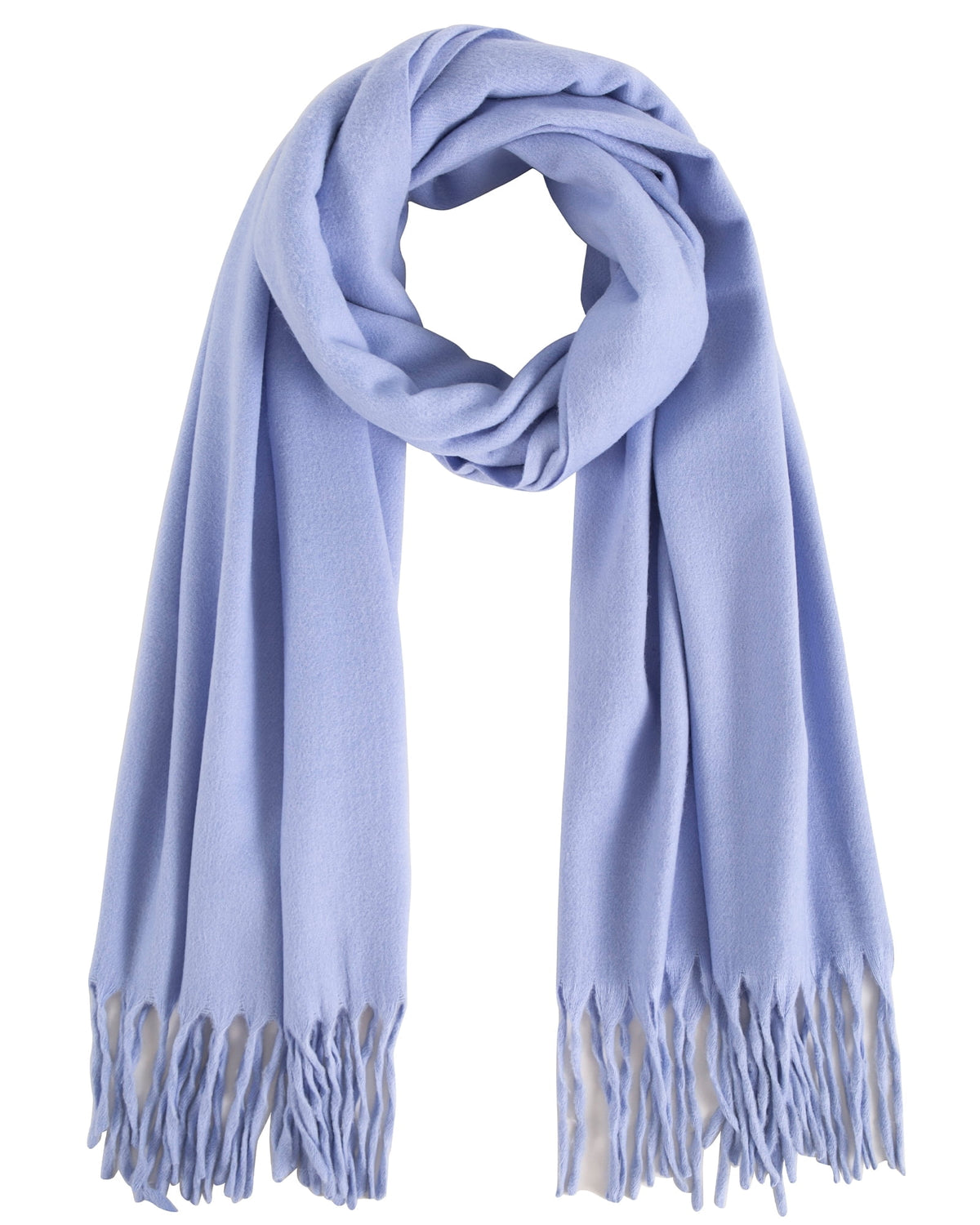REDESS Pashmina Shawl for Women, Winter Warm Soft Solid Tassel Scarf  for Women and Men, Black