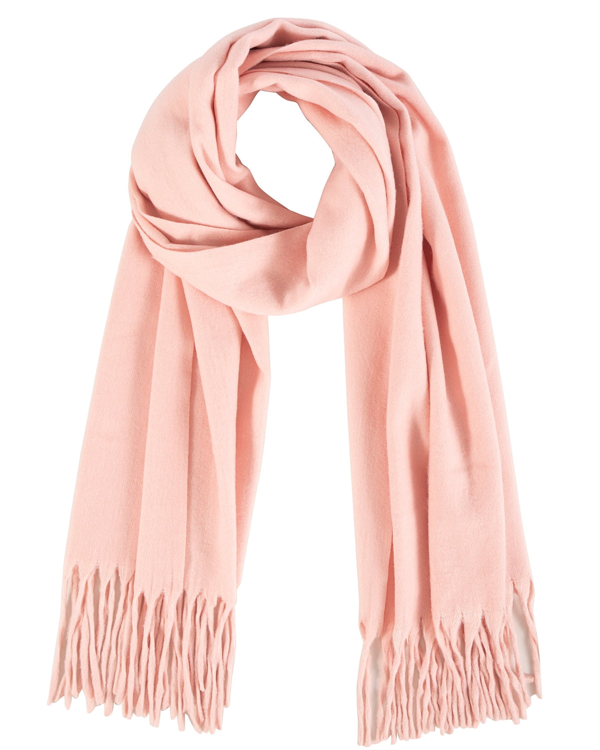 REDESS Pashmina Shawl for Women, Winter Warm Soft Solid Tassel Scarf  for Women and Men, Black