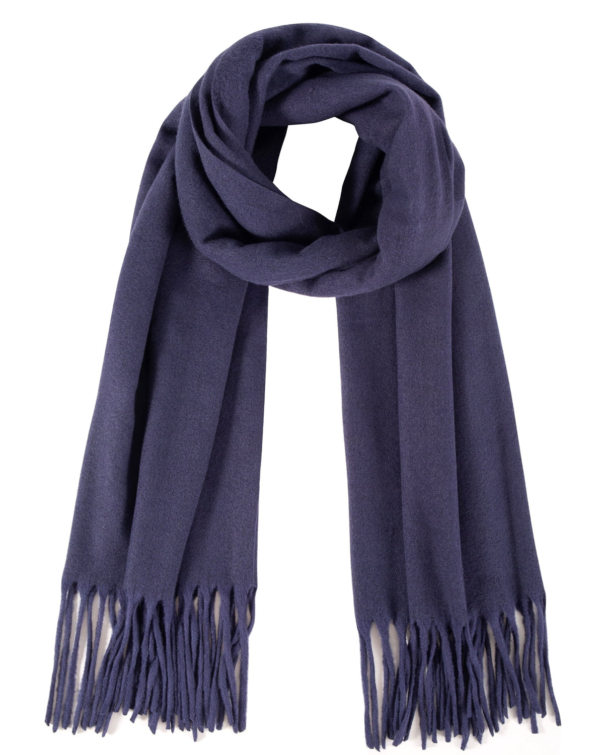 REDESS Pashmina Shawl for Women, Winter Warm Soft Solid Tassel Scarf  for Women and Men, Black