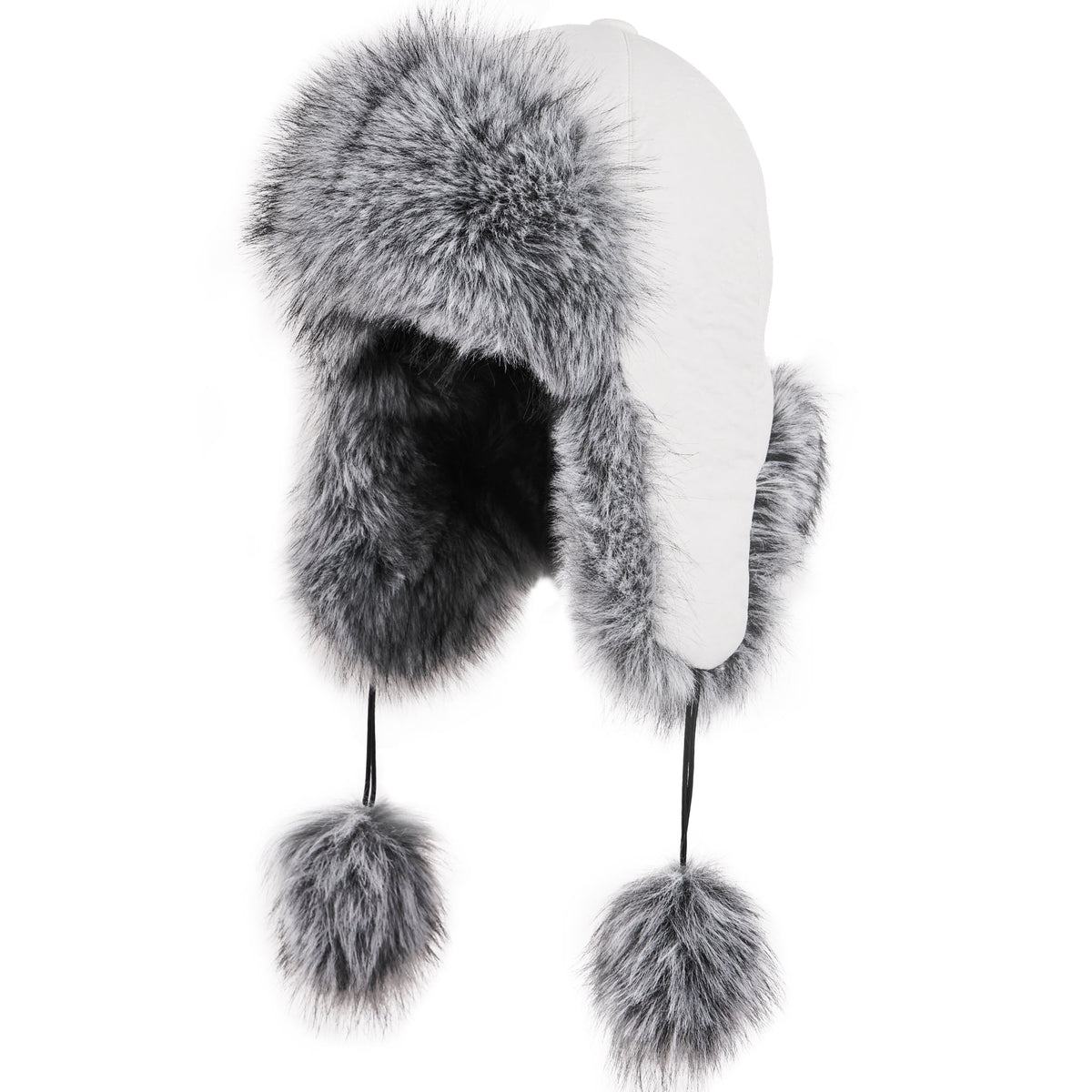 REDESS Trapper Hat for Women Winter Warm with Ear Flaps Ski Hunting Hat Black