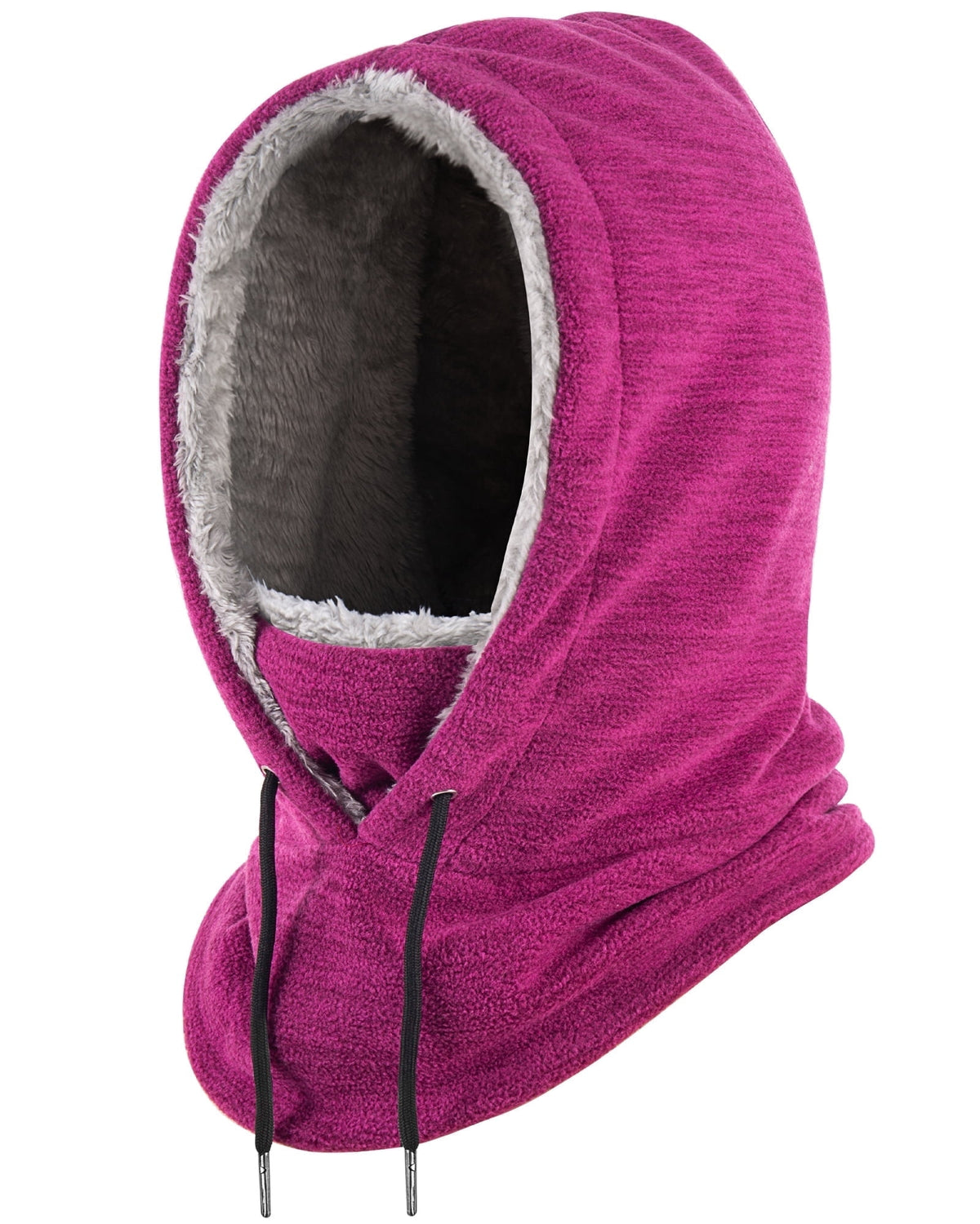 REDESS Unisex Balaclava Face Mask,Winter Polar Fleece Hood Ski Mask for Men Women,Black