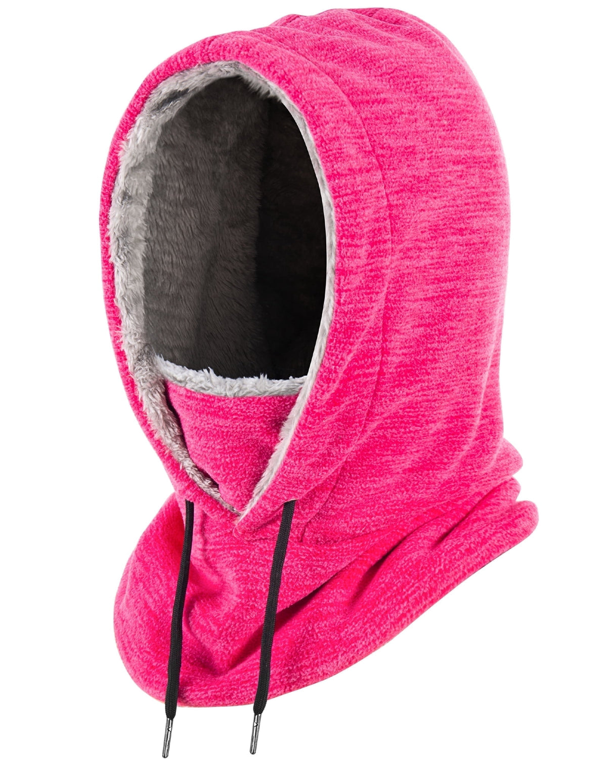 REDESS Unisex Balaclava Face Mask,Winter Polar Fleece Hood Ski Mask for Men Women,Black
