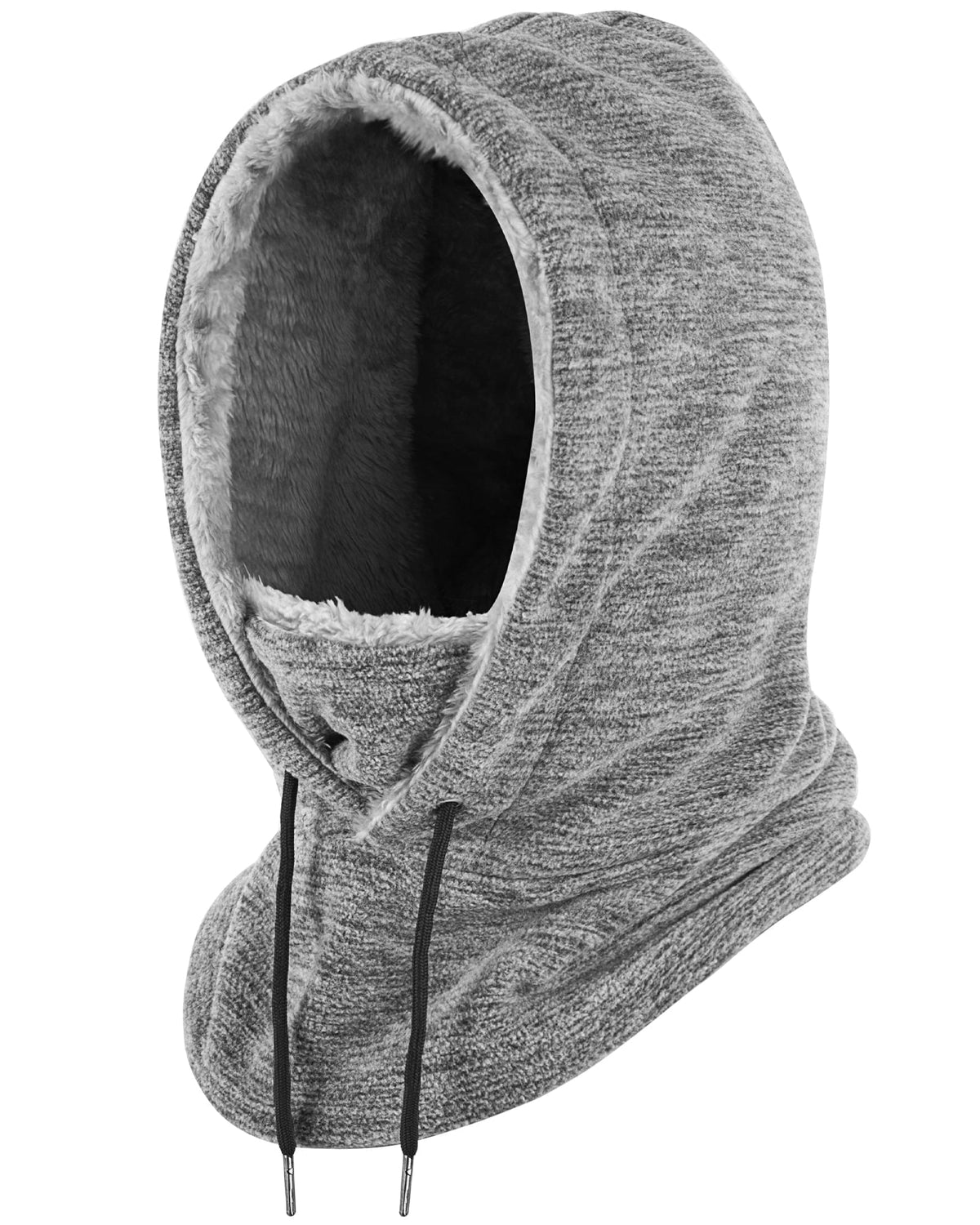 REDESS Unisex Balaclava Face Mask,Winter Polar Fleece Hood Ski Mask for Men Women,Black