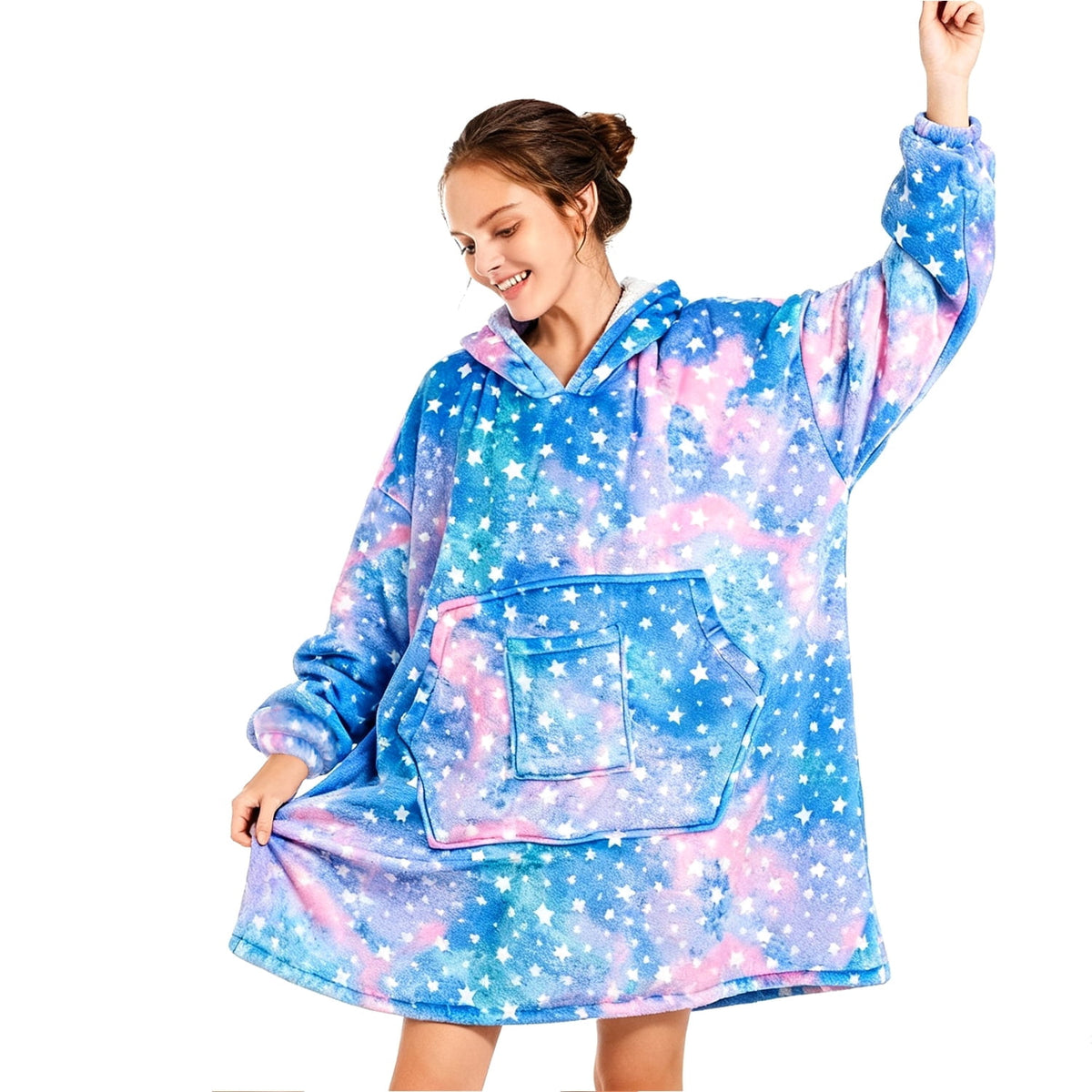 REDESS Wearable Blanket Hoodie, Oversized Blanket Hoodie Sweatshirt for Adults Women Men