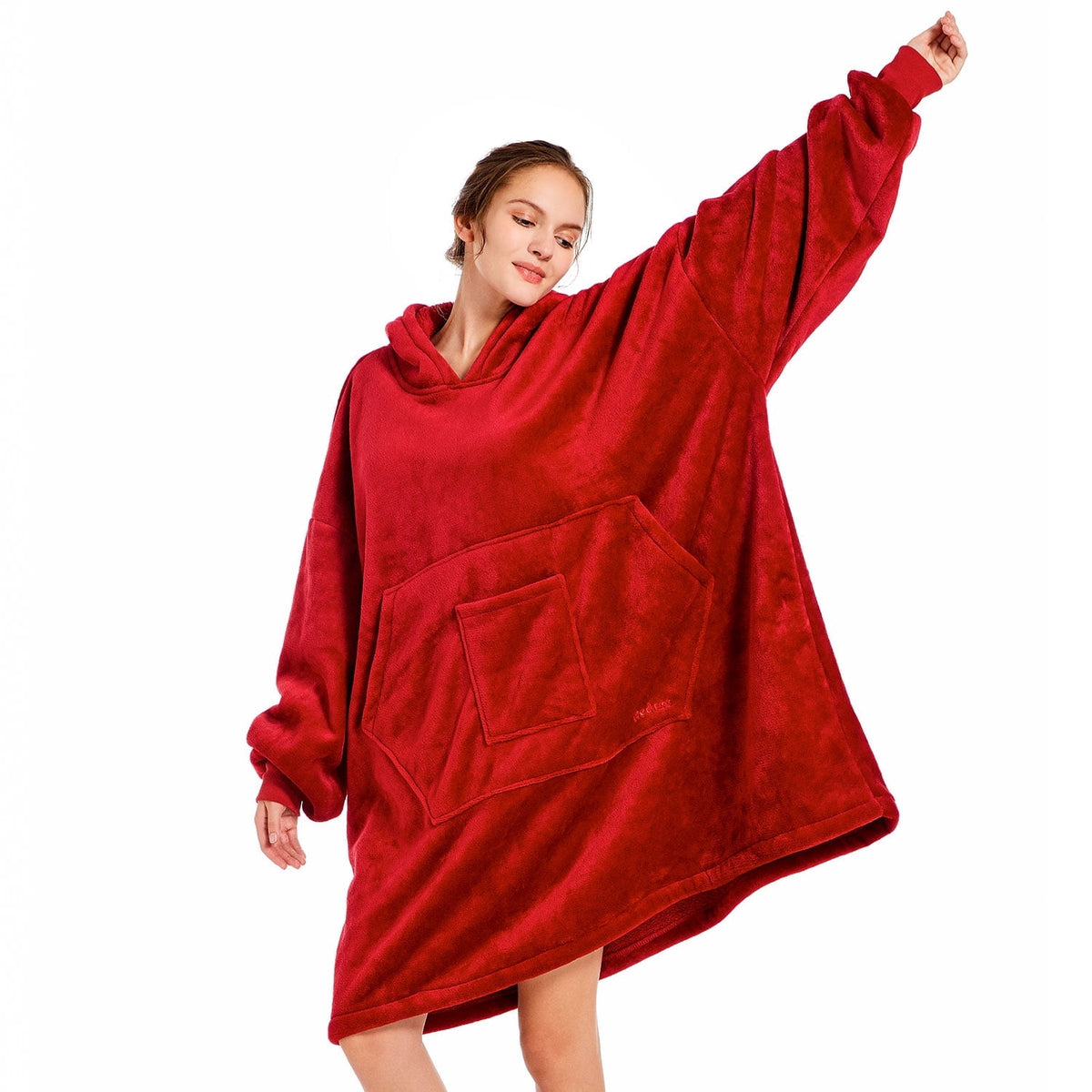 REDESS Wearable Blanket Hoodie, Oversized Blanket Hoodie Sweatshirt for Adults Women Men