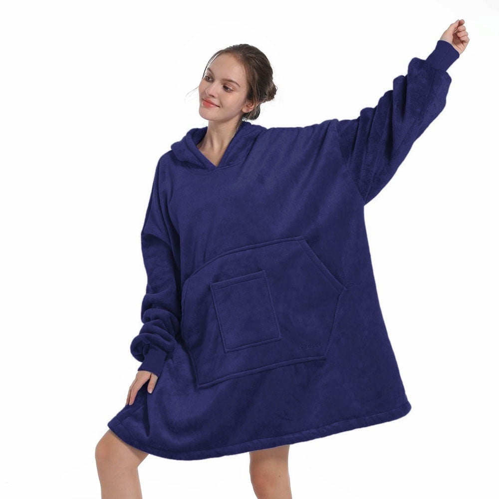 REDESS Wearable Blanket Hoodie, Oversized Blanket Hoodie Sweatshirt for Adults Women Men