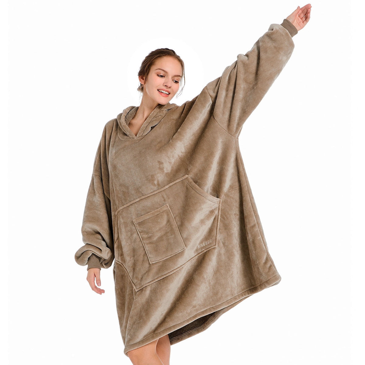 REDESS Wearable Blanket Hoodie, Oversized Blanket Hoodie Sweatshirt for Adults Women Men