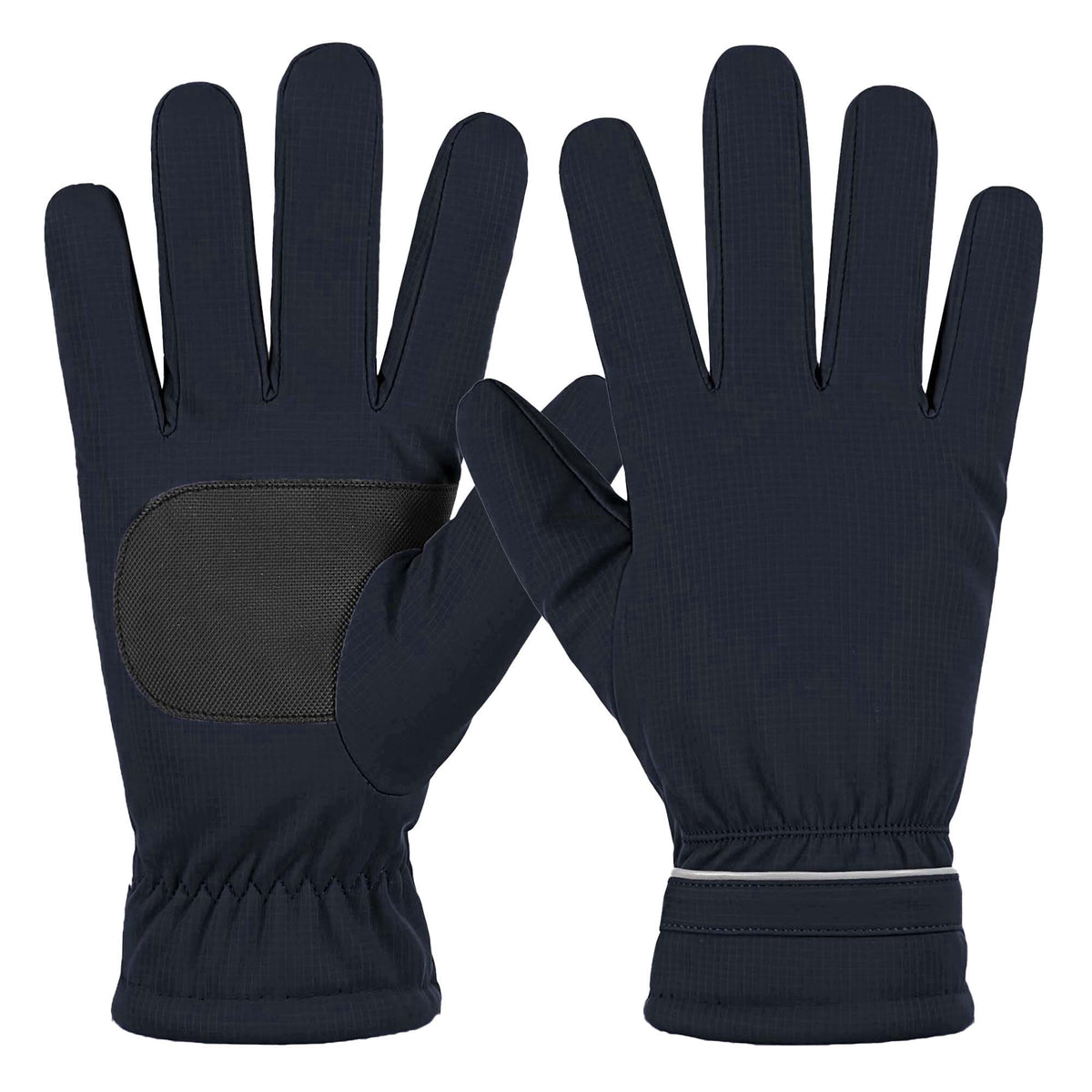 REDESS Unisex Winter Waterproof Black Gloves for Men and Women for Ski Driving Running Cycling Cold Weather