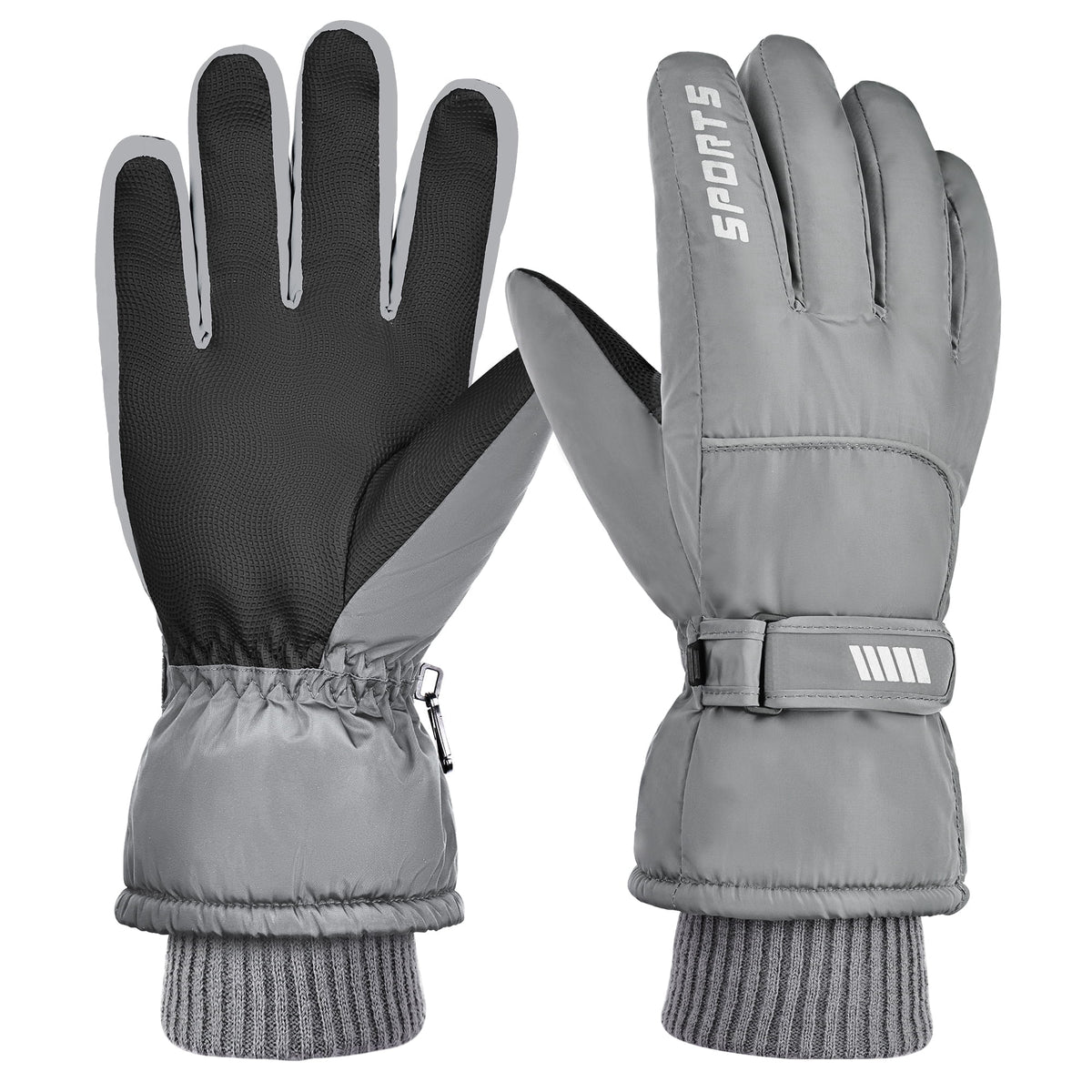 REDESS Men's Winter Gloves with Waterproof Touchscreen for Outdoor Sprots Ski Snowboard ,Black