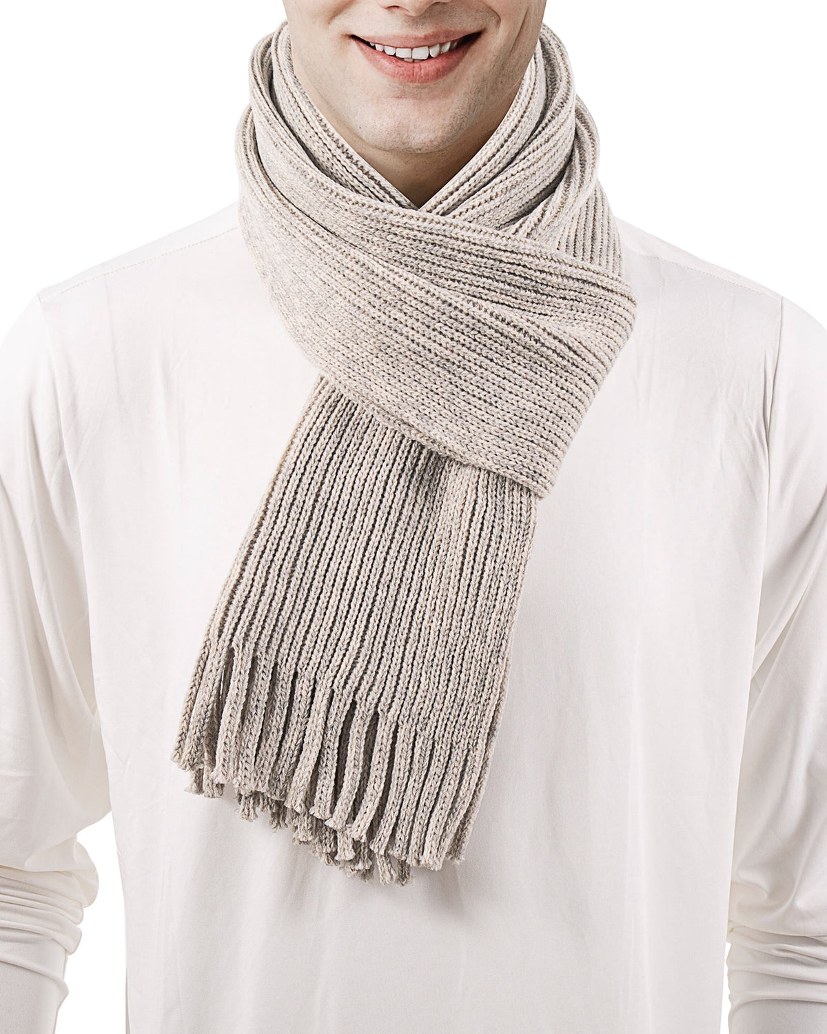 REDESS Winter Scarf for Men and Women Knit Long Thick Scarves for Adult Cold Weather Black