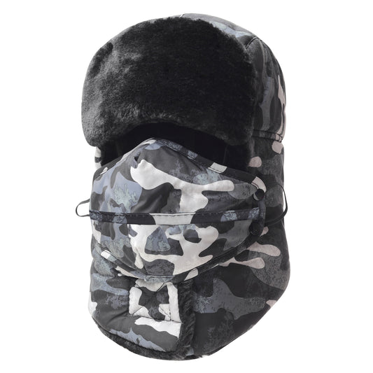 REDESS Winter Trooper Trapper Hat for Men and Women,Winter Ski Hat with Ear Flap & Around the Neck