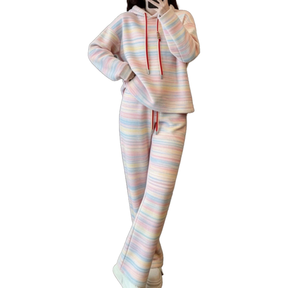 REDESS Women Pajamas Sets Long Sleeve Lounge Set Night Comfortable Sleepwear