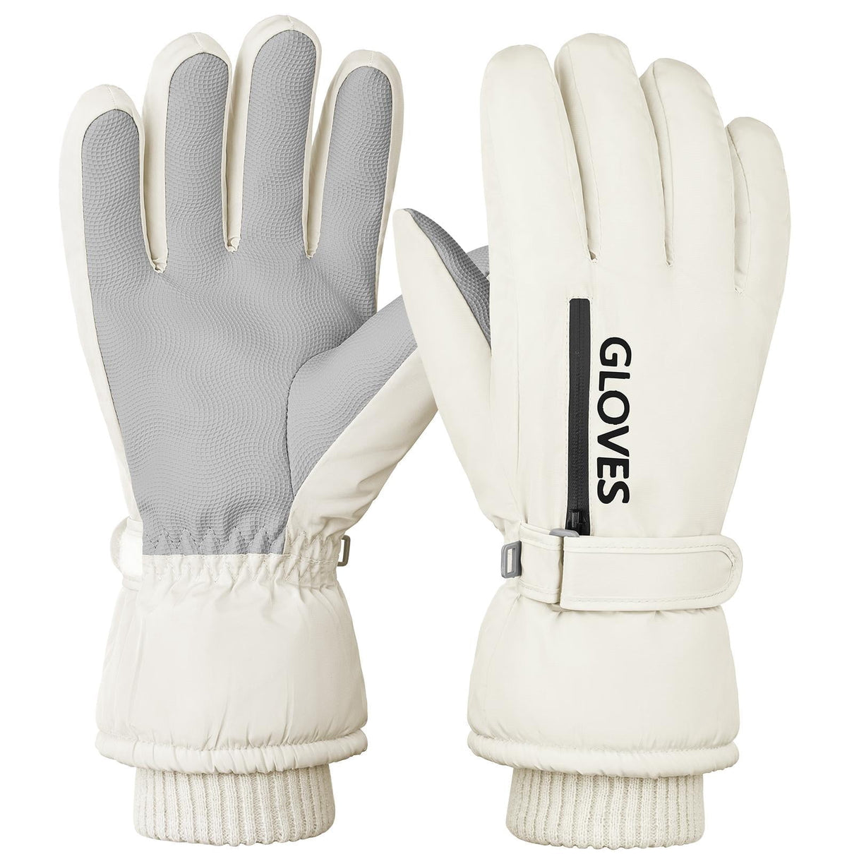 REDESS Women's Waterproof Touchscreen Winter Ski Snowboard Gloves, Black