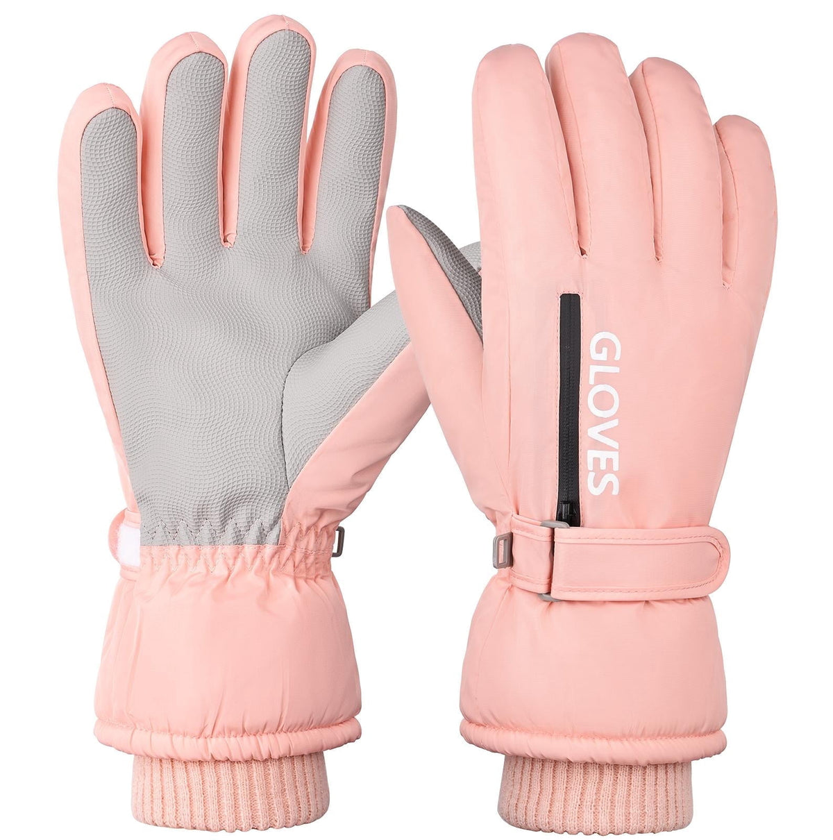 REDESS Women's Waterproof Touchscreen Winter Ski Snowboard Gloves, Black