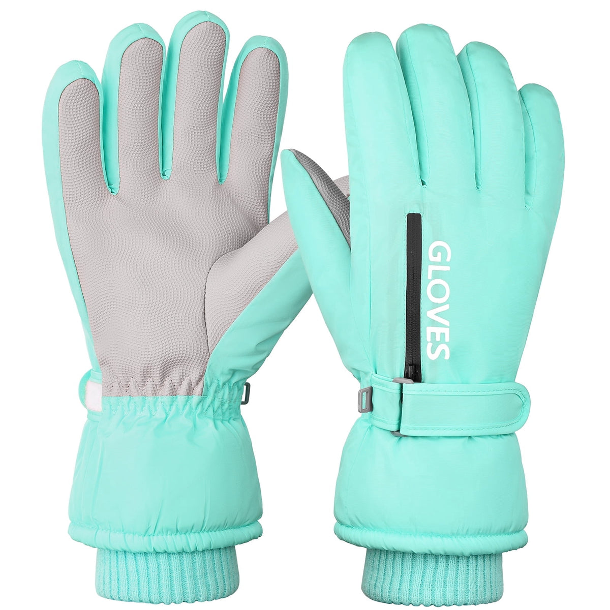 REDESS Women's Waterproof Touchscreen Winter Ski Snowboard Gloves, Black