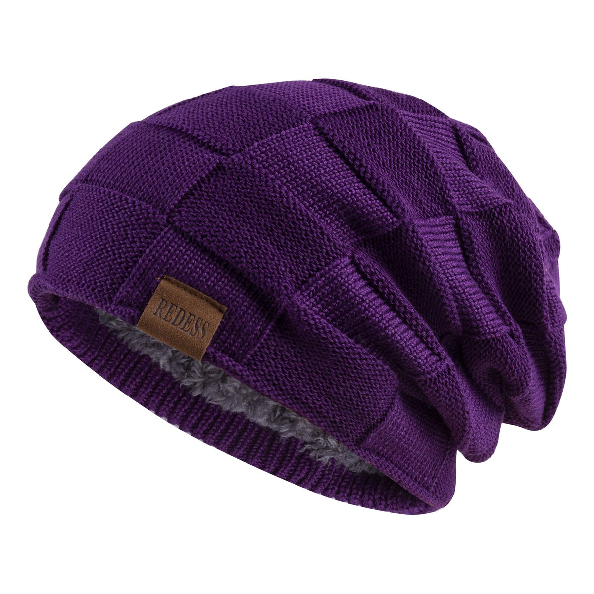 REDESS Beanie Hat for Men and Women Winter Warm Hats Knit Slouchy Thick Skull Cap